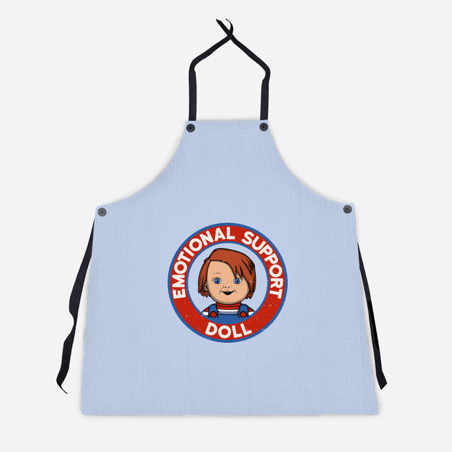 Emotional Support Doll-Unisex-Kitchen-Apron-Melonseta