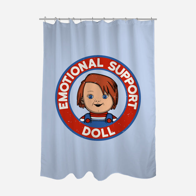 Emotional Support Doll-None-Polyester-Shower Curtain-Melonseta