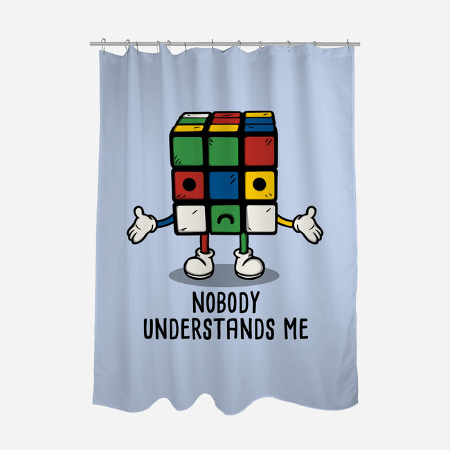 Nobody Understands Me-None-Polyester-Shower Curtain-Melonseta