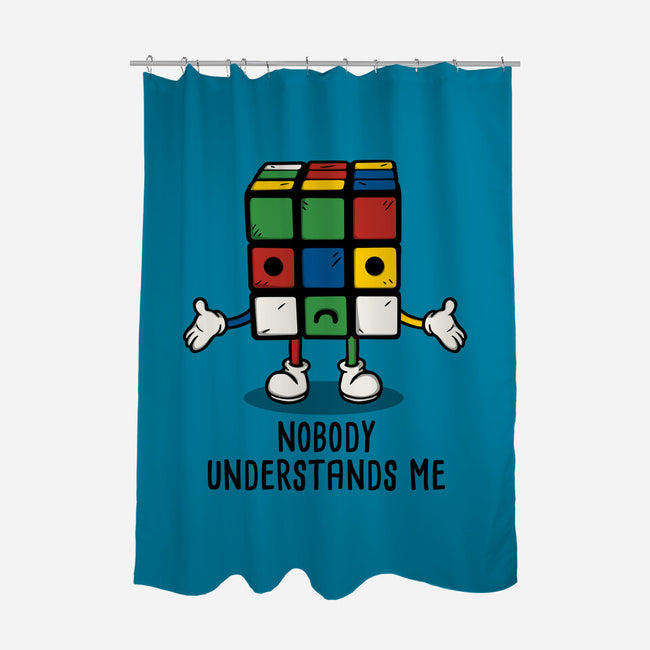 Nobody Understands Me-None-Polyester-Shower Curtain-Melonseta