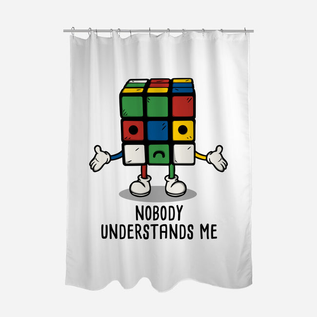 Nobody Understands Me-None-Polyester-Shower Curtain-Melonseta