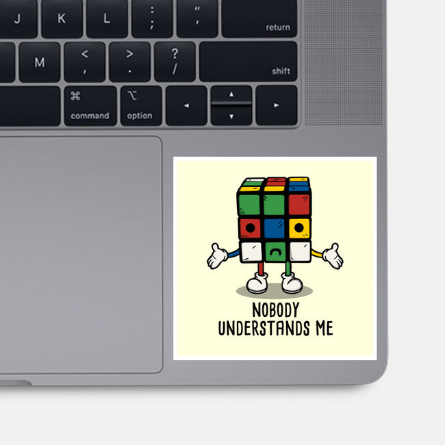 Nobody Understands Me-None-Glossy-Sticker-Melonseta