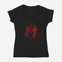 Empire Art-Womens-V-Neck-Tee-Donnie