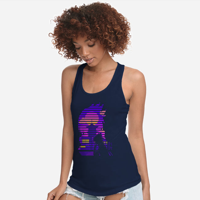 Nostalgia Vengeance-Womens-Racerback-Tank-Donnie