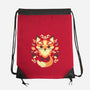 Autumn Fox Symmetry-None-Drawstring-Bag-NemiMakeit