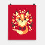 Autumn Fox Symmetry-None-Matte-Poster-NemiMakeit