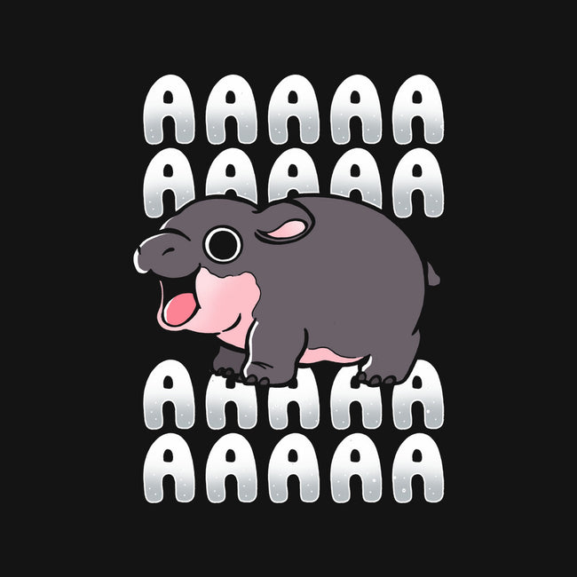 Screaming Hippo-None-Stretched-Canvas-Vallina84