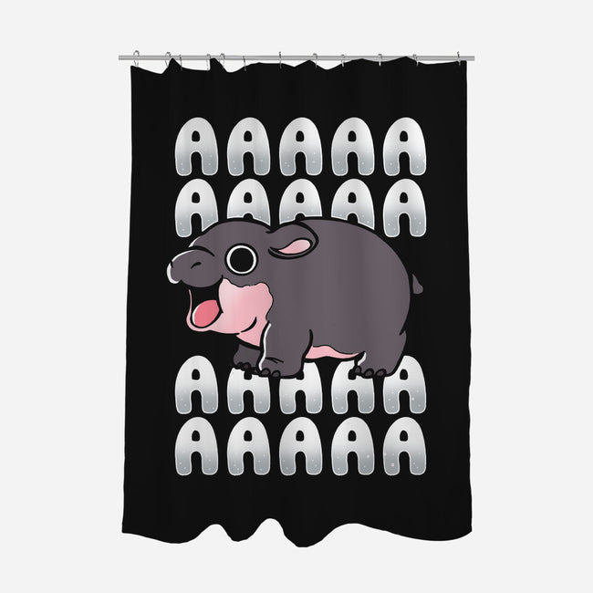 Screaming Hippo-None-Polyester-Shower Curtain-Vallina84