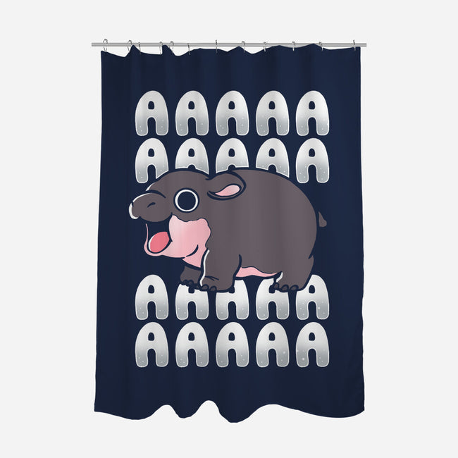 Screaming Hippo-None-Polyester-Shower Curtain-Vallina84