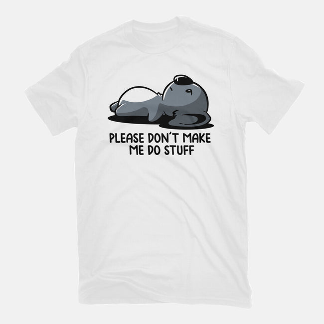 Please Don't Make Me Do Stuff-Mens-Basic-Tee-koalastudio