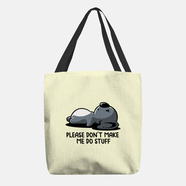 Please Don't Make Me Do Stuff-None-Basic Tote-Bag-koalastudio