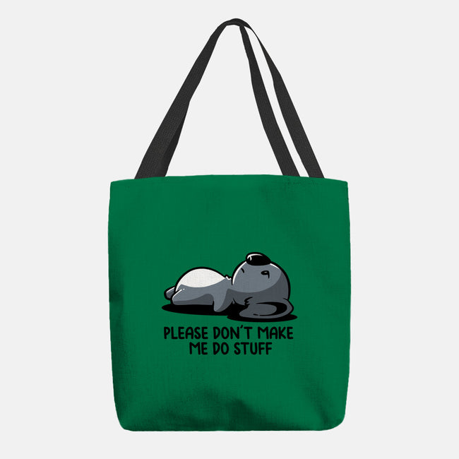 Please Don't Make Me Do Stuff-None-Basic Tote-Bag-koalastudio