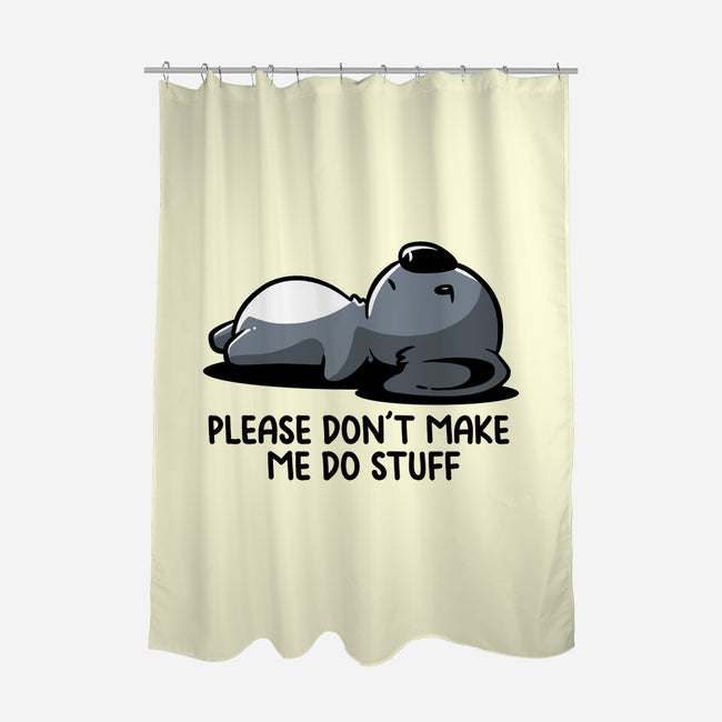 Please Don't Make Me Do Stuff-None-Polyester-Shower Curtain-koalastudio