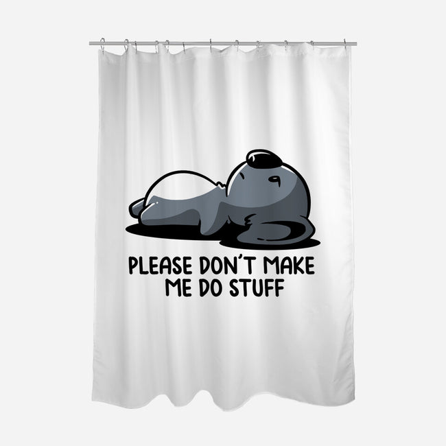 Please Don't Make Me Do Stuff-None-Polyester-Shower Curtain-koalastudio