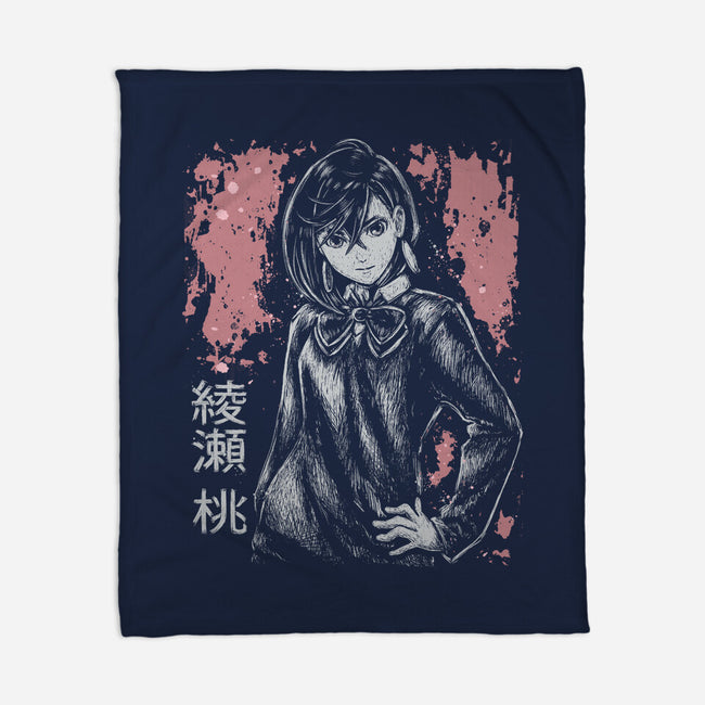 Momo Ayase-None-Fleece-Blanket-xMorfina