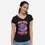 Moo Deng Made Me Do It-Womens-V-Neck-Tee-sachpica