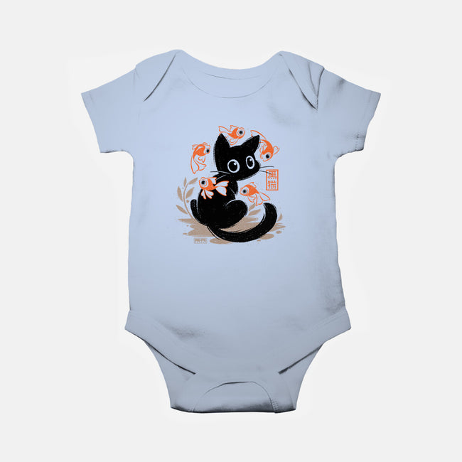 Japanese Style Cat-Baby-Basic-Onesie-worlddominationforcats