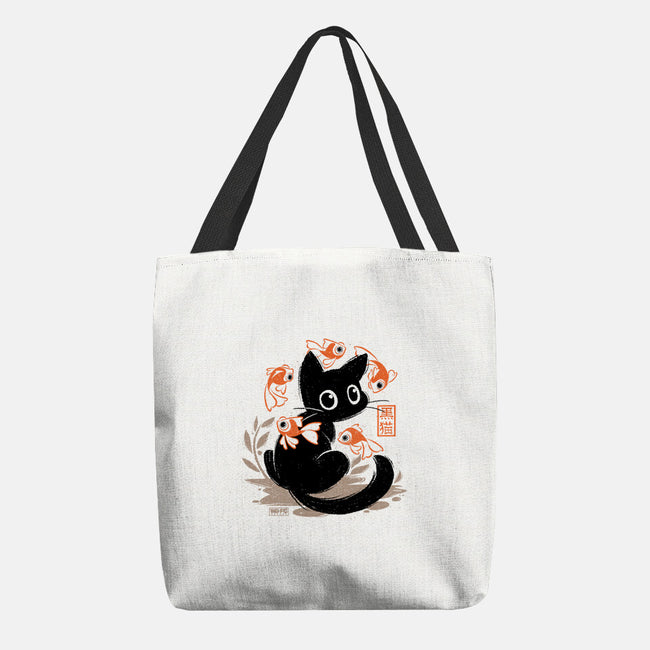 Japanese Style Cat-None-Basic Tote-Bag-worlddominationforcats