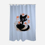 Japanese Style Cat-None-Polyester-Shower Curtain-worlddominationforcats