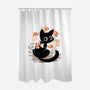 Japanese Style Cat-None-Polyester-Shower Curtain-worlddominationforcats