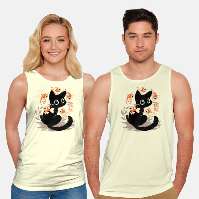 Japanese Style Cat-Unisex-Basic-Tank-worlddominationforcats