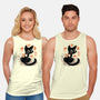 Japanese Style Cat-Unisex-Basic-Tank-worlddominationforcats