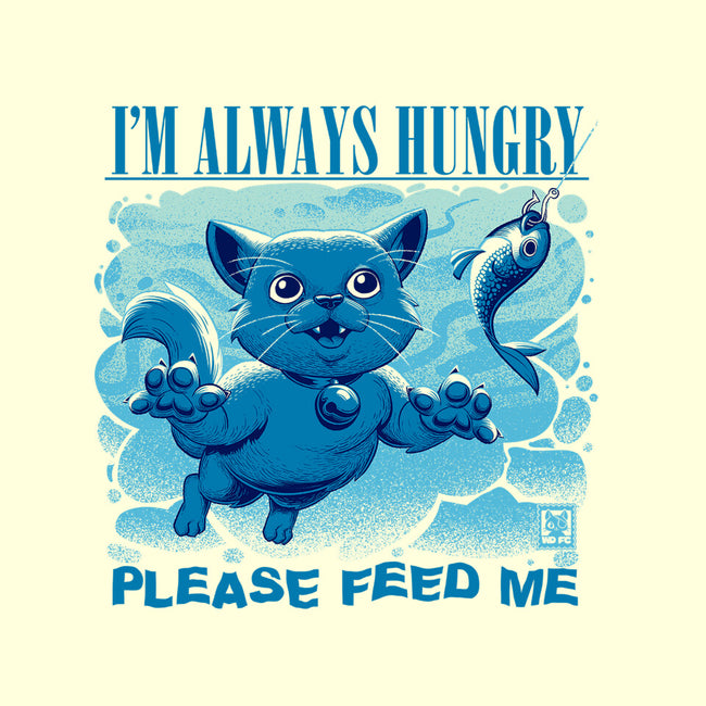 I Am Always Hungry-Mens-Basic-Tee-worlddominationforcats