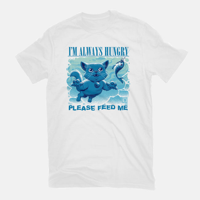 I Am Always Hungry-Unisex-Basic-Tee-worlddominationforcats