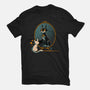 Black Cat Black Bat-Womens-Fitted-Tee-worlddominationforcats