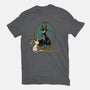 Black Cat Black Bat-Womens-Fitted-Tee-worlddominationforcats