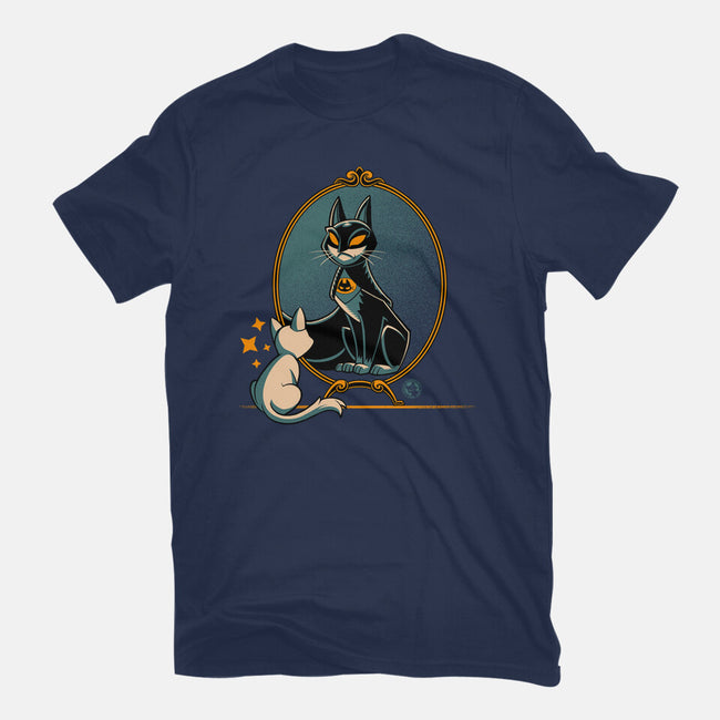 Black Cat Black Bat-Mens-Heavyweight-Tee-worlddominationforcats