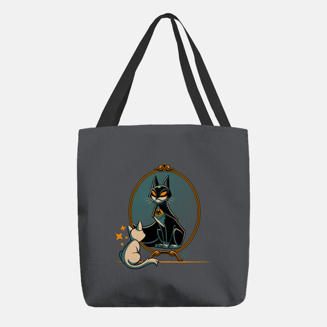 Black Cat Black Bat-None-Basic Tote-Bag-worlddominationforcats