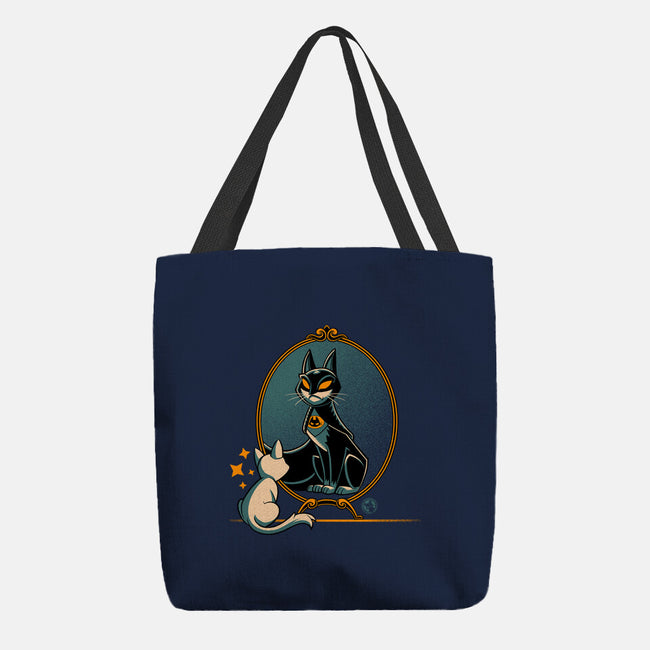 Black Cat Black Bat-None-Basic Tote-Bag-worlddominationforcats