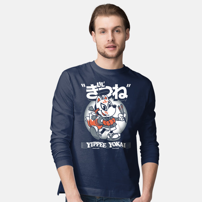 Lil Kitsune-Mens-Long Sleeved-Tee-Nemons