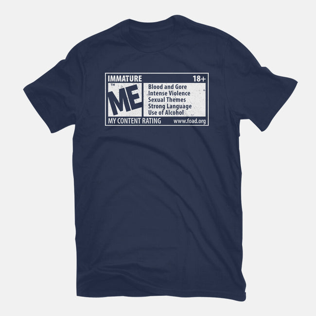 Immature Rating-Mens-Heavyweight-Tee-Nemons