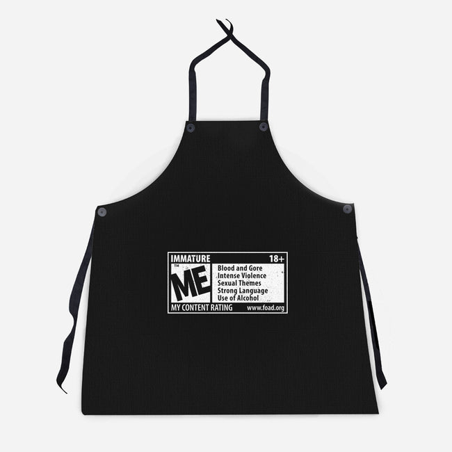 Immature Rating-Unisex-Kitchen-Apron-Nemons