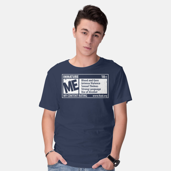 Immature Rating-Mens-Basic-Tee-Nemons