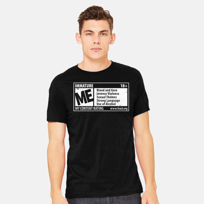 Immature Rating-Mens-Heavyweight-Tee-Nemons