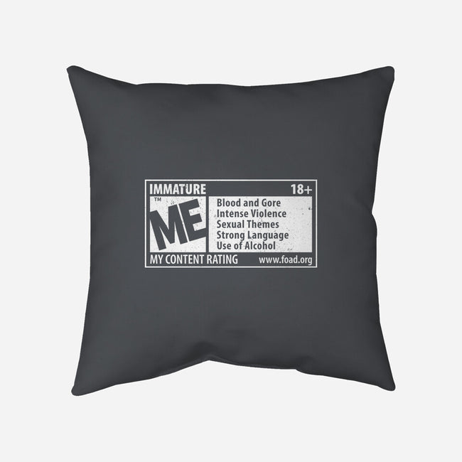 Immature Rating-None-Removable Cover w Insert-Throw Pillow-Nemons