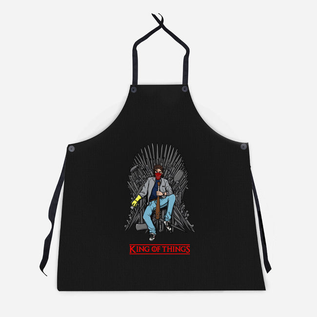 King Of Things-Unisex-Kitchen-Apron-Cammerel