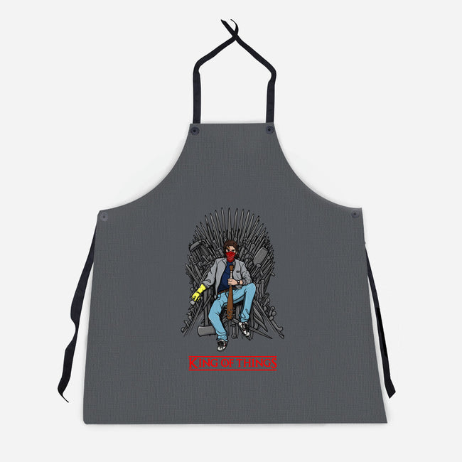 King Of Things-Unisex-Kitchen-Apron-Cammerel