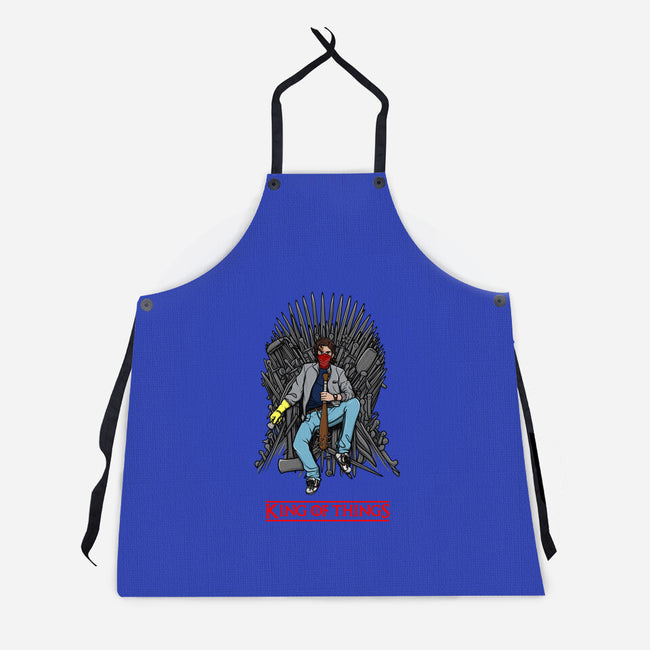 King Of Things-Unisex-Kitchen-Apron-Cammerel