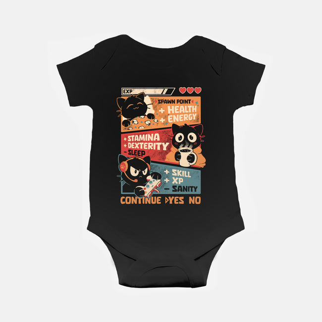 Insert Coin Daily Routine-Baby-Basic-Onesie-Heyra Vieira