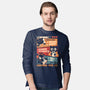 Insert Coin Daily Routine-Mens-Long Sleeved-Tee-Heyra Vieira