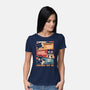 Insert Coin Daily Routine-Womens-Basic-Tee-Heyra Vieira