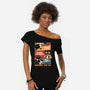 Insert Coin Daily Routine-Womens-Off Shoulder-Tee-Heyra Vieira