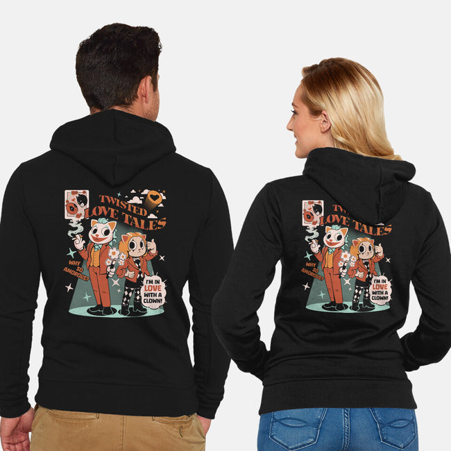 Twisted Love Tales-Unisex-Zip-Up-Sweatshirt-Heyra Vieira