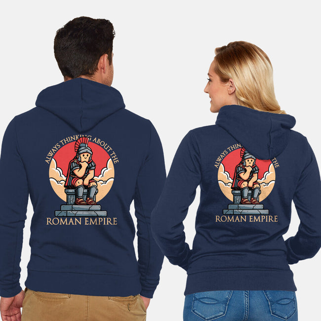 Roman Empire Meme-Unisex-Zip-Up-Sweatshirt-Studio Mootant