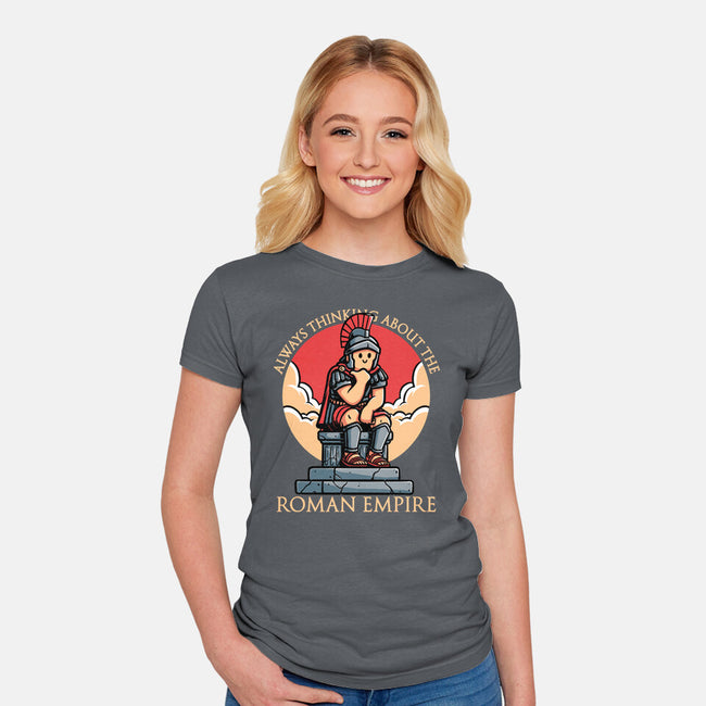 Roman Empire Meme-Womens-Fitted-Tee-Studio Mootant