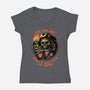 Revolution Pirate Song-Womens-V-Neck-Tee-Studio Mootant